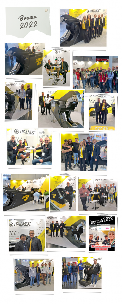 Collage fotografie bauma 2022